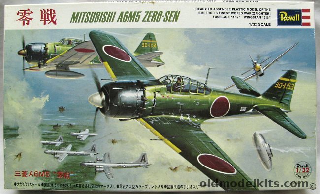 Revell 1/32 Mitsubishi A6M5 Zero-Sen Japan Issue, H265-500 plastic model kit
